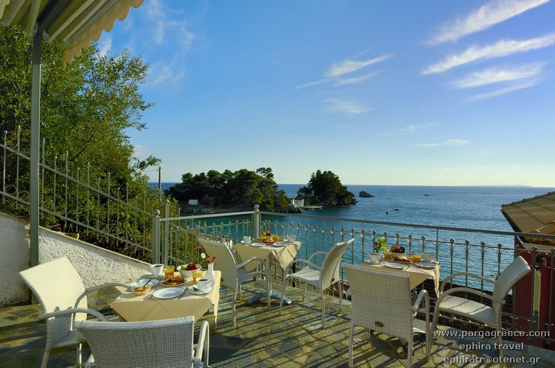 Sea Views from the Breakfast area of the Boutique Hotel
