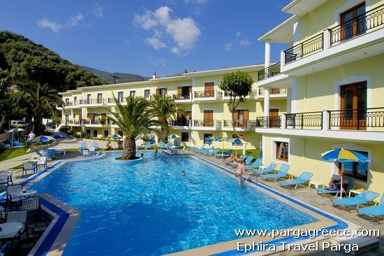 Hotel in Parga-Greece,close the centre and beaches with swimming pools(for Adults & Children)