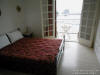 The seperate bedroom ,of the apartment,with double bed and with window with sea views