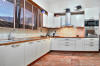 The full furnished large kitchen of the DE LUX Villa for 12 persons