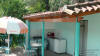 The outside kitchenette of the simple Bungalow