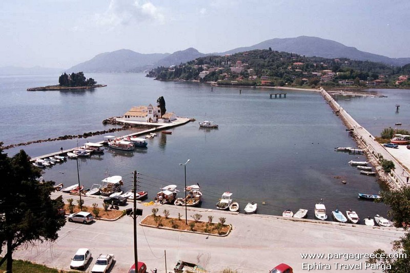 Cosmopolitan Corfu with the famous Mouse island